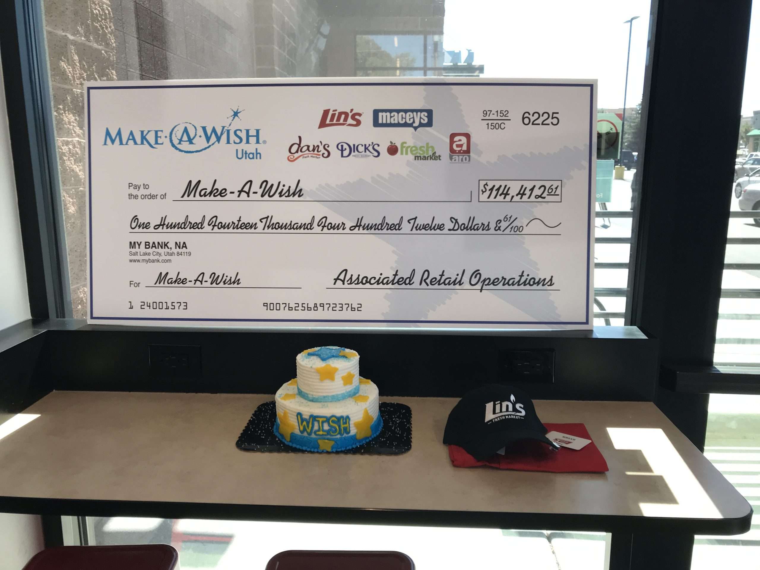 Five Utah Grocery Stores Donate $114,412.61 to Make-A-Wish® Utah