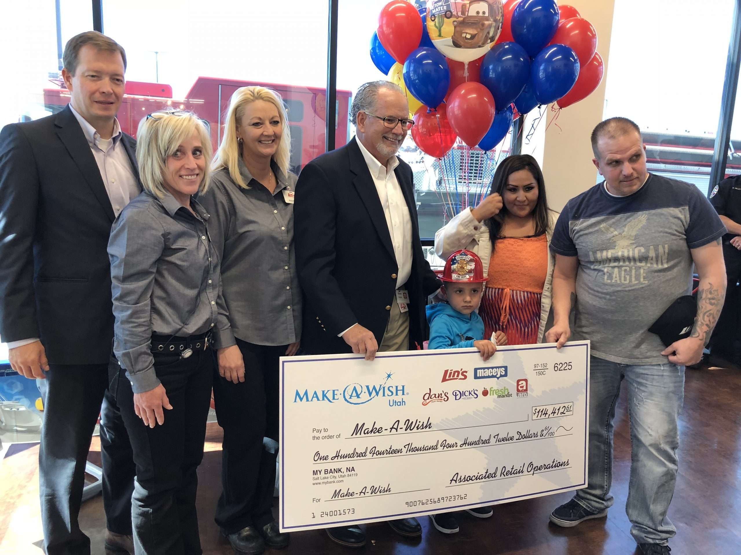 Five Utah Grocery Stores Donate $114,412.61 to Make-A-Wish® Utah